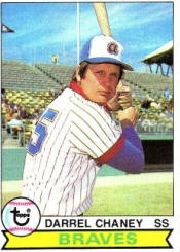 1979 Topps Baseball Cards      184     Darrel Chaney